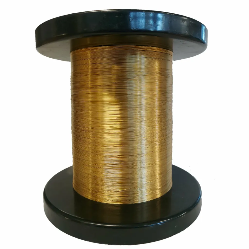 Enameled wire on spool